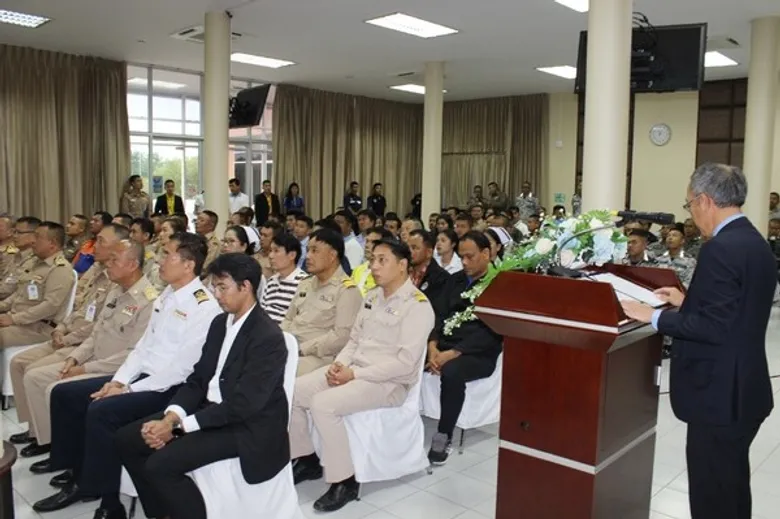 'ท่าเรือประจวบ’ ฝึกปฏิบัติการร่วมทัพเรือภาคที่ 1 ฝึกซ้อมแผนรักษาความปลอดภัยท่าเรือและเรือ ตาม ISPS Code