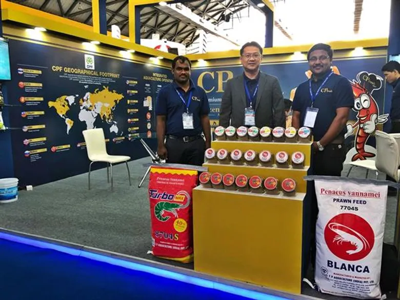 ภาพข่าว: ซีพีเอฟ อินเดีย โชว์นวัตกรรมกุ้งแช่แข็งพรีเมียม CP Fresh ในงาน Aqua Aquaria India 2019