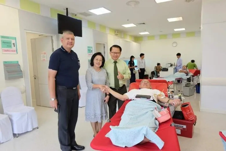 โรงพยาบาลธนบุรี2 สนับสนุนคลังโลหิตสภากาชาดไทยอย่างต่อเนื่อง
