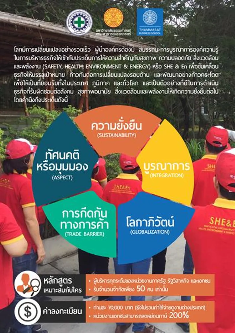 ร่วมมือ 4 สถาบัน เปิดหลักสูตร Mini MBA: SHE & En รุ่น 2