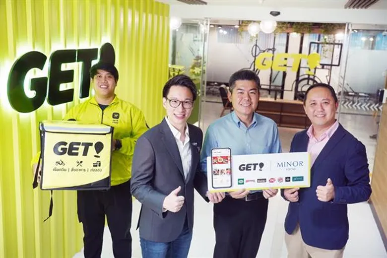 GET ประกาศจับมือ ไมเนอร์ ฟู้ด สานพันธมิตรทางธุรกิจ พร้อมส่งอาหาร 7 แบรนด์ดังในเครือผ่านแอพสะดวกกว่า พร้อมดีลสุดพิเศษ พบกับโปรโมชั่น “ค่าส่ง 1 บาท” ทุกวัน กับทั้ง 7 แบรนด์ ตั้งแต่ 18 ก.ย. นี้