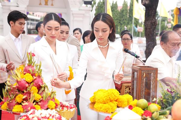ช่อง 7HD ร่วมอนุรักษ์โบราณสถาน นำผู้บริหาร-นักแสดง จัดพิธีสมโภชพระอุโบสถ-บูรณะภาพจิตรกรรมฝาผนัง วัดเสนาสนารามราชวรวิหาร อยุธยา