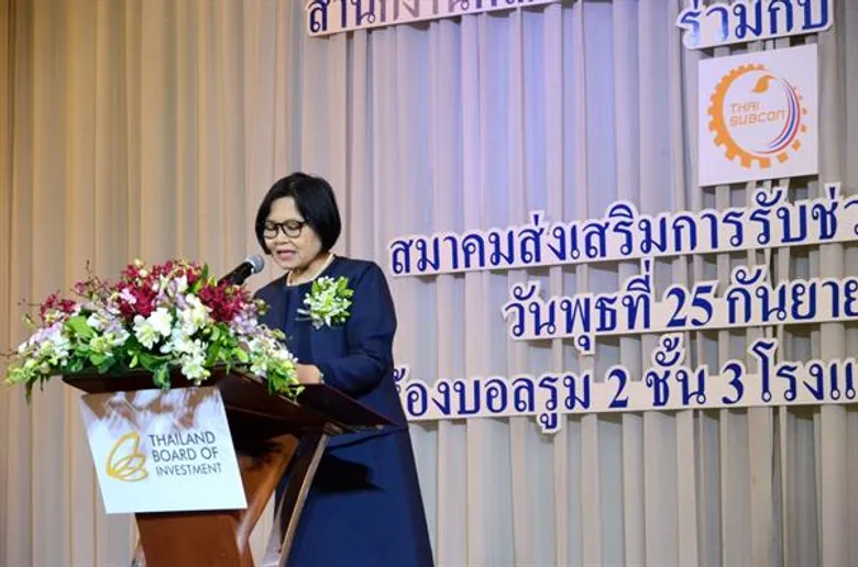 บีโอไอพร้อมผลักดันผู้ผลิตชิ้นส่วนไทย สู่อุตสาหกรรมระบบราง