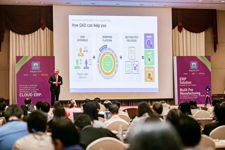 QAD ประเทศไทย จัดงานใหญ่ประจำปี อัพเดท ERP โซลูชั่นบนคลาวด์ แพลตฟอร์ม พร้อมถกการรับมือ Disruptive manufacturing