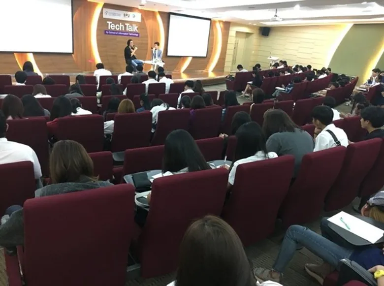 เปิดเวที SPU Tech Talk Season 5 #5 เสวนา จองคิวร้านดังไม่ต้องรอกับ App QueQ โดย อัจฉริยะโปรแกรมเมอร์ไทย โจ้ รังสรรค์ พรมประสิทธิ์ เจ้าของแอพ QueQ