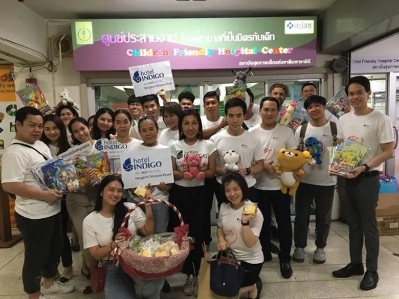 โรงแรม โฮเต็ลอินดิโก้ กรุงเทพฯ ถนนวิทยุ ได้เข้าร่วมกิจกรรมเดือน Giving for Good แสดงการต้อนรับอย่างจริงใจ (True Hospitality) ต่อสังคม