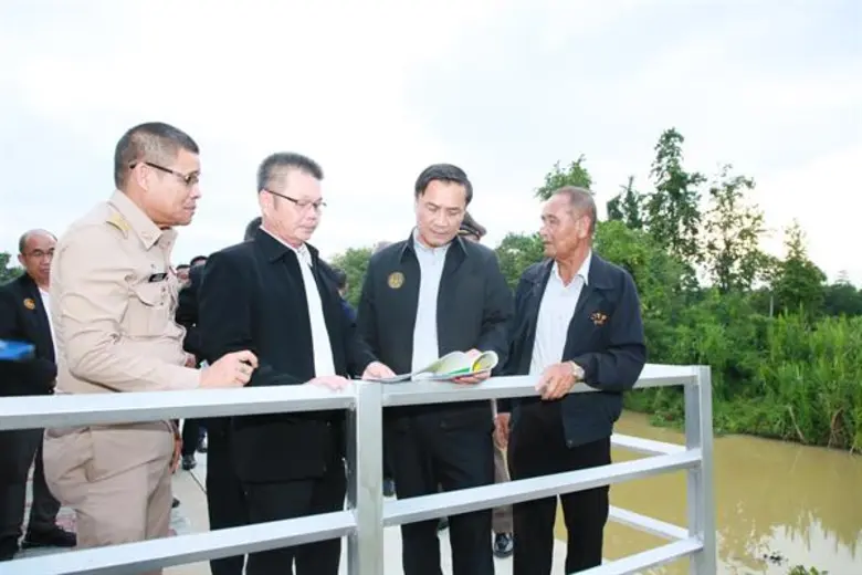รัฐมนตรีช่วยว่าการกระทรวงมหาดไทย ตรวจเยี่ยมภารกิจกรมโยธาธิการและผังเมือง ในพื้นที่จังหวัดพัทลุง