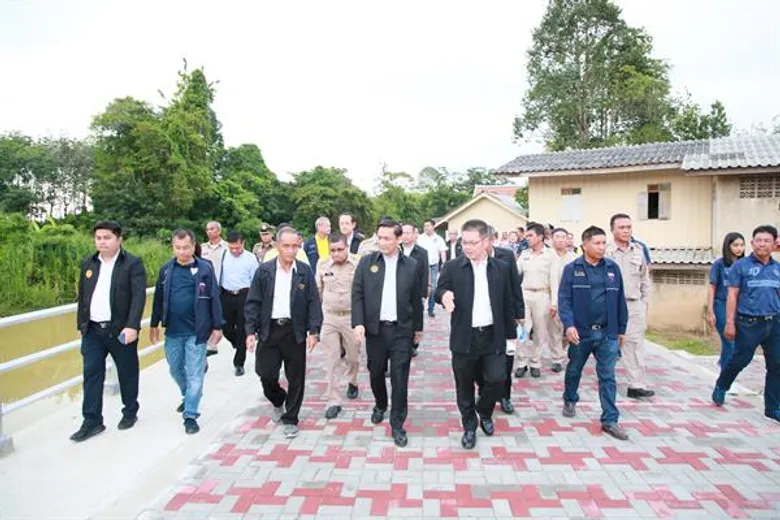 รัฐมนตรีช่วยว่าการกระทรวงมหาดไทย ตรวจเยี่ยมภารกิจกรมโยธาธิการและผังเมือง ในพื้นที่จังหวัดพัทลุง