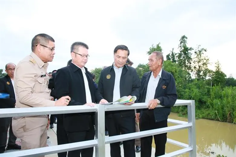 รัฐมนตรีช่วยว่าการกระทรวงมหาดไทย ตรวจเยี่ยมภารกิจกรมโยธาธิการและผังเมือง ในพื้นที่จังหวัดพัทลุง