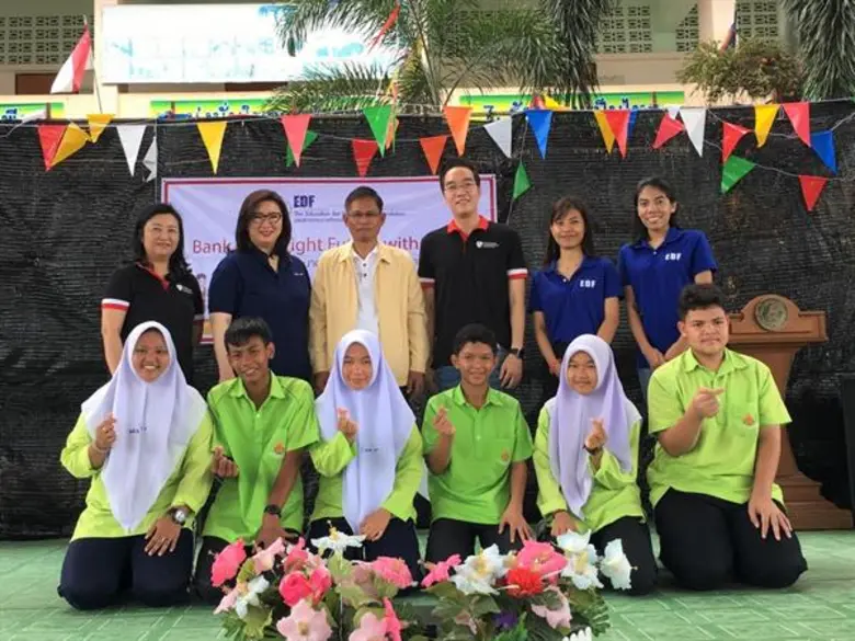 ธนาคารเอชเอสบีซีจับมือมูลนิธิ EDF จัดกิจกรรมจิตอาสาพัฒนาโรงเรียน