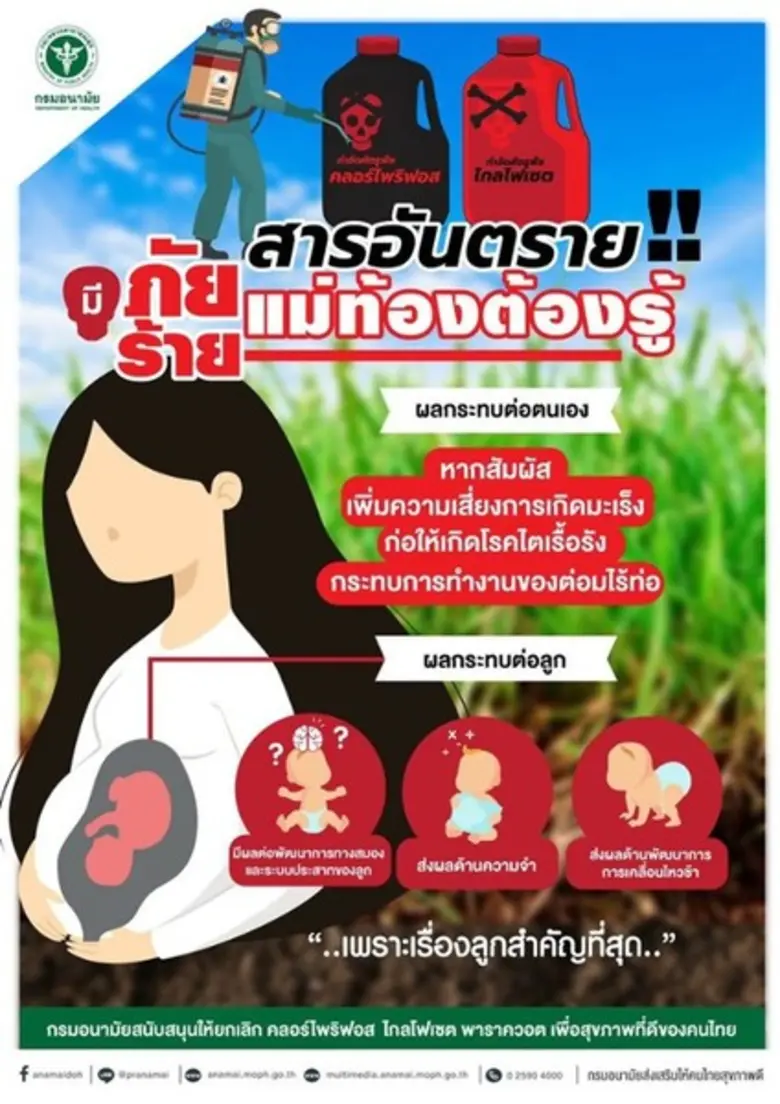 "ก่อมะเร็ง" มุมมองหมอ!!!! สารกำจัดศัตรูพืชอันตรายต่อชีวิต!!!!