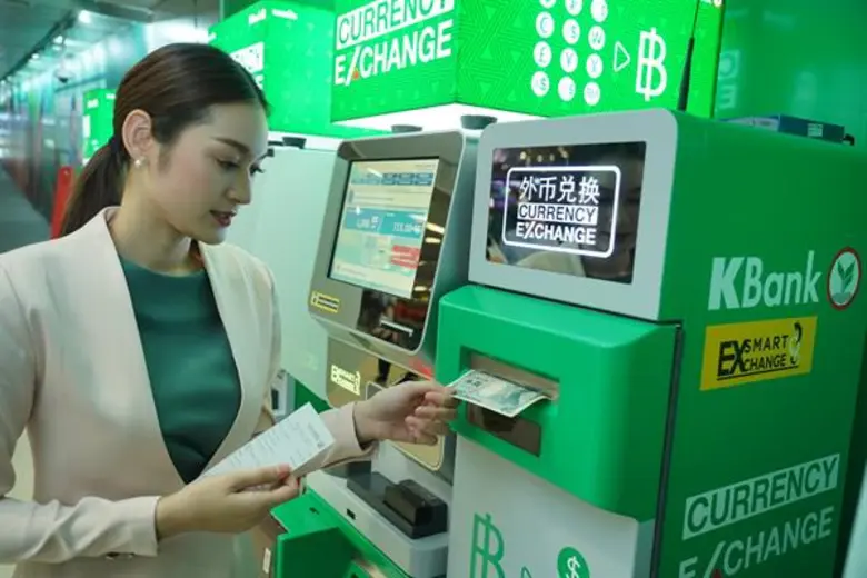 KBank launches automated currency exchange machine to please globetrotters with best rate ever!