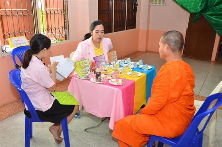รพ.ราชวิถี จัดกิจกรรม ออกหน่วยแพทย์เคลื่อนที่ตรวจสุขภาพ - ให้ความรู้ฯ แก่พระสงฆ์ และประชาชนในชุมชนฯ