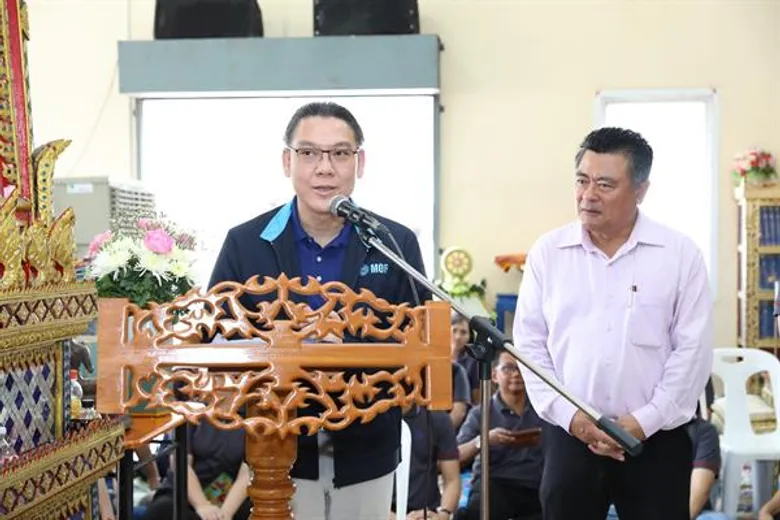 TMILL สืบสานประเพณีทอดกฐิน ส่งเสริมพระพุทธศาสนาพร้อมสมทบทุนบูรณะวัดสำโรงใต้ (ปุณหังสนาวาส)