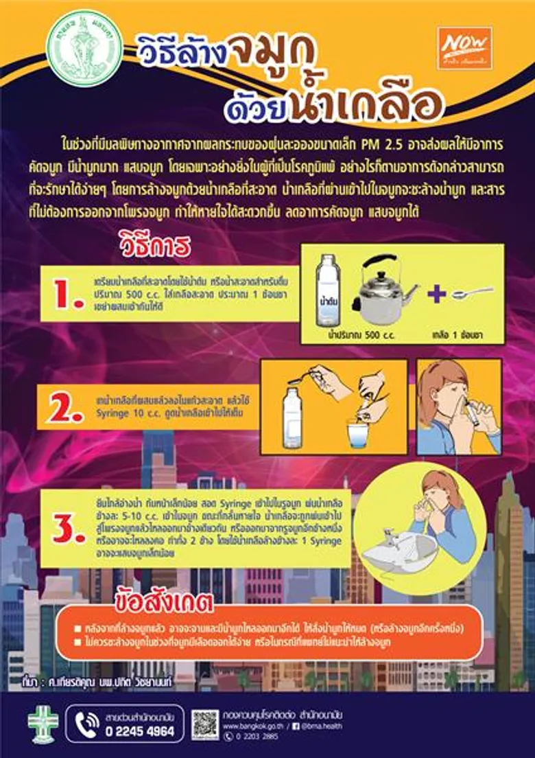 กทม.ป้องกันและแก้ปัญหาฝุ่นละออง PM2.5 อย่างต่อเนื่อง