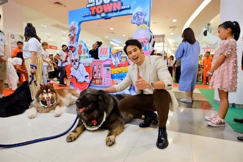 บอย ปกรณ์ ควง น้องวันใหม่ตะลุยอาณาจักรเพื่อนรักสี่ขา ในงาน “The Mall Dog Town 2019”