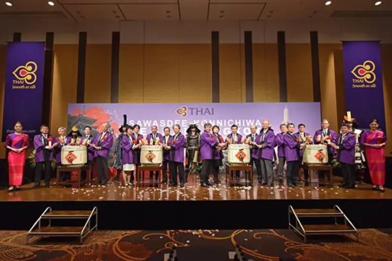 การบินไทยฉลองเปิดเที่ยวบินปฐมฤกษ์สู่เซนได ประเทศญี่ปุ่น