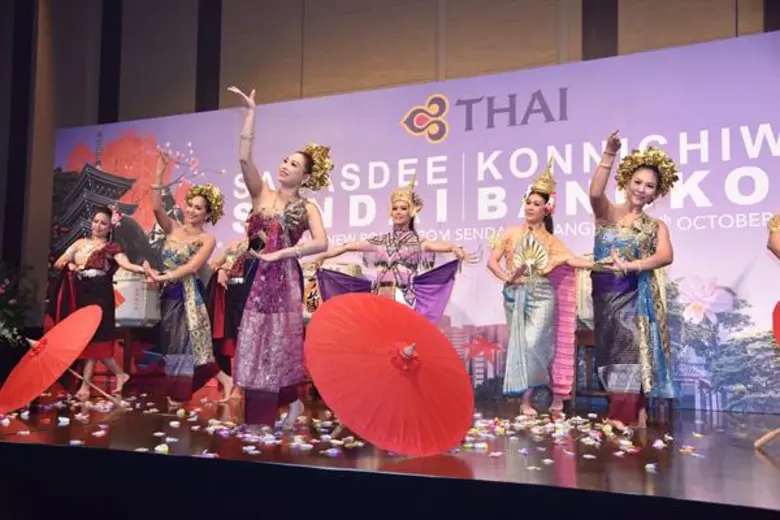 การบินไทยฉลองเปิดเที่ยวบินปฐมฤกษ์สู่เซนได ประเทศญี่ปุ่น