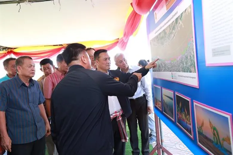 รัฐมนตรีช่วยว่าการกระทรวงมหาดไทย ลงพื้นที่จังหวัดหนองคายติดตามการดำเนินโครงการพัฒนาตามผังเมืองรวมเมืองหนองคาย