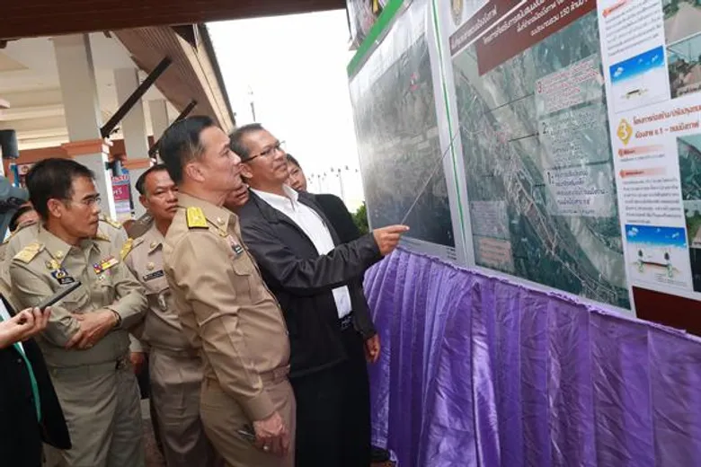 รัฐมนตรีช่วยว่าการกระทรวงมหาดไทย ตรวจเยี่ยมภารกิจกรมโยธาธิการและผังเมือง ในพื้นที่จังหวัดบึงกาฬ