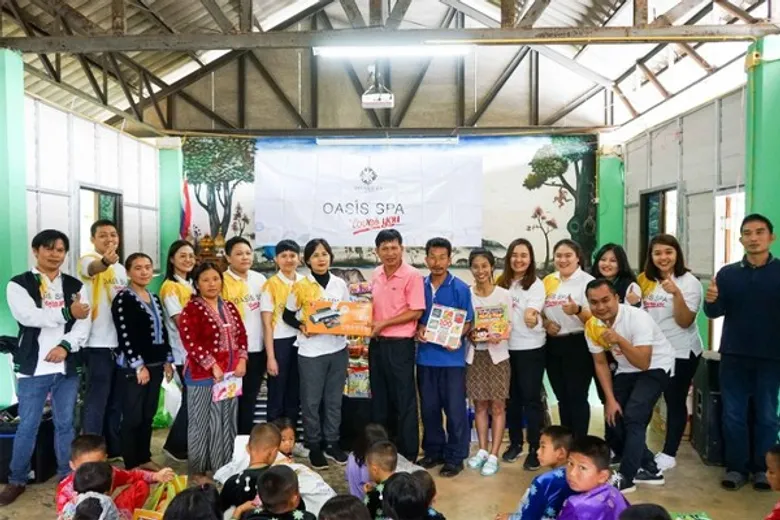 โอเอซิสสปา เติมฝัน ปันน้ำใจ ส่งต่อความรักให้กับน้องๆ โรงเรียนบ้านขุนกลาง สาขาแม่ยะน้อย อ.จอมทอง จ.เชียงใหม่