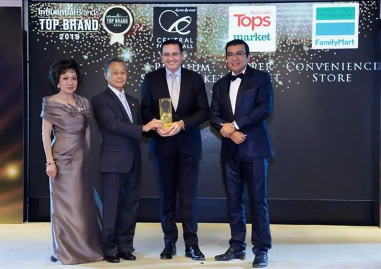 เซ็นทรัล ฟู้ด รีเทล กรุ๊ป คว้า 3 รางวัล Influential Brands สุดยอดแบรนด์ชั้นนำในเอเชีย ครองใจลูกค้าเจนวาย