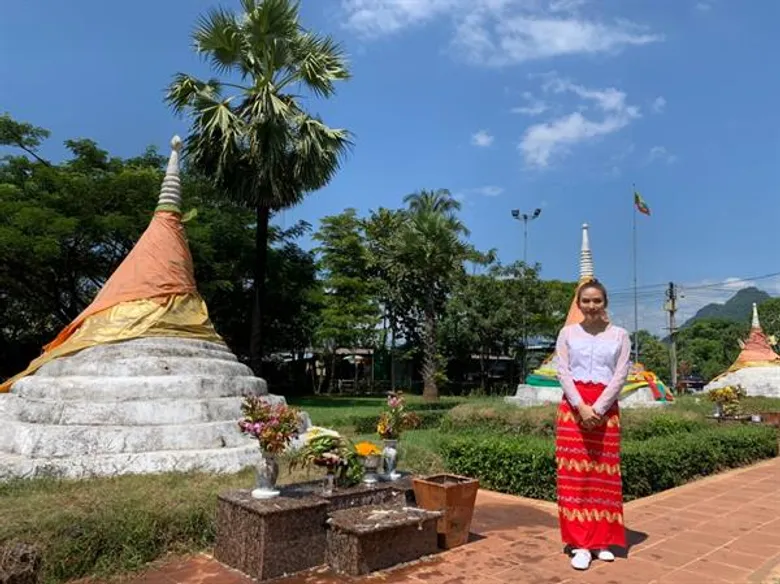 ไม่มาไม่ได้ "น้ำหวาน" สัมผัสวิถีชีวิตชาวมอญที่สะพานมอญ สะพานไม้ที่ยาวที่สุดในประเทศไทย