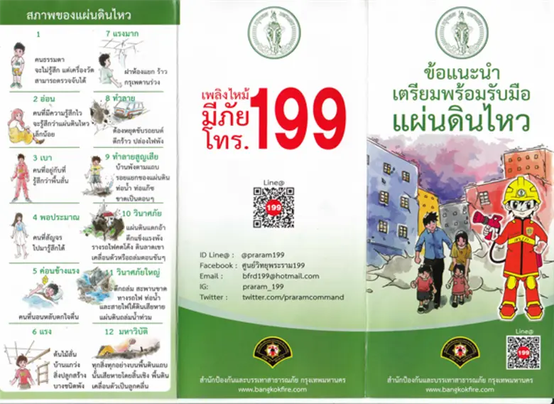 กทม. เตรียมแผนป้องกันบรรเทาภัยจากแผ่นดินไหว – อาคารถล่ม