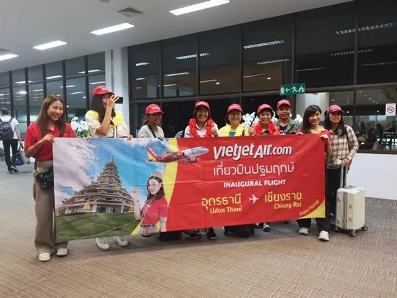 สายการบินไทยเวียตเจ็ทเปิดเที่ยวบินปฐมฤกษ์ “อุดรธานี-เชียงราย”