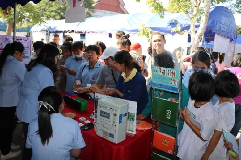 ศอช. บูรณาการร่วมกับโครงการจังหวัดลำปางเคลื่อนที่ ออกหน่วยบริการให้ความรู้สุขภาพแก่ประชาชน