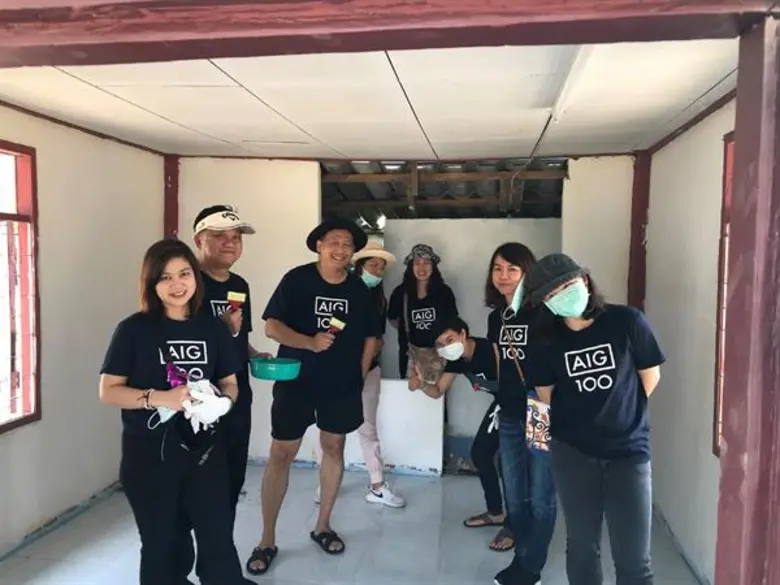 AIG มอบเงินช่วยเหลือ และฟื้นฟูโรงเรียนจากเหตุการณ์น้ำท่วม จังหวัดอุบลราชธานี