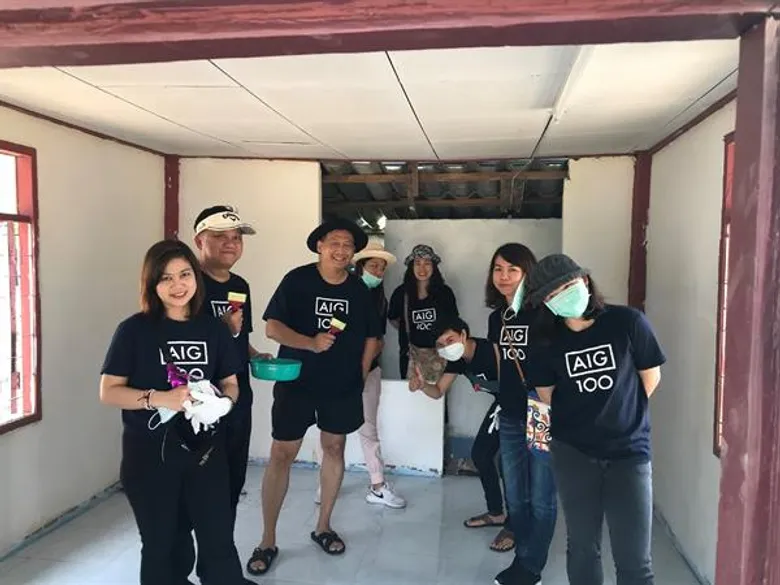AIG มอบเงินช่วยเหลือ และฟื้นฟูโรงเรียนจากเหตุการณ์น้ำท่วม จังหวัดอุบลราชธานี