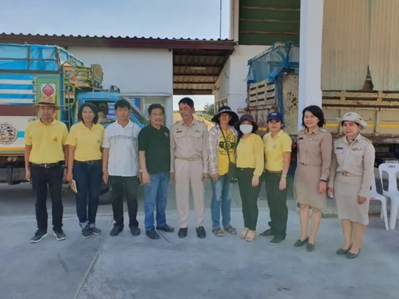 เกษตรเขาย้อยร่วมกับหน่วยงานภาคีจัดกิจกรรมเชื่อมโยงตลาดข้าวนาแปลงใหญ่ซื้อขายข้าวเปลือกปทุมธานี