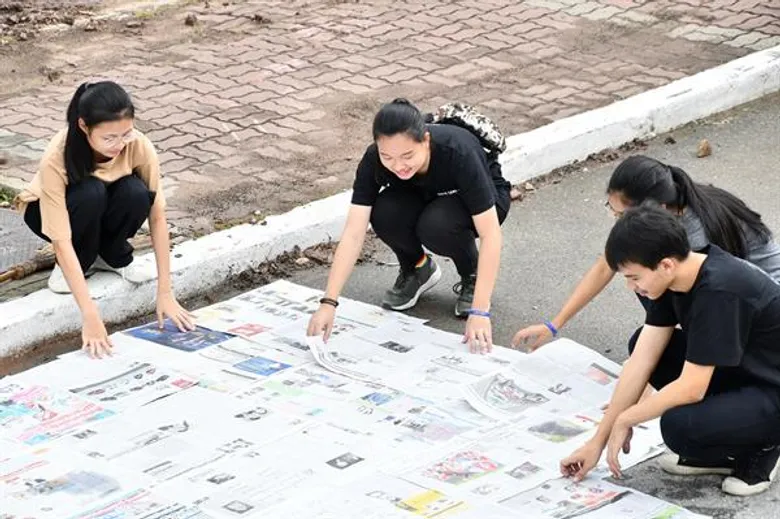 เปิดวาร์ป 18 ทางม้าลายยุคดิสรัปชั่น ลายสะบัดแปรง “จิตอาสา สจล.” กระตุ้น “วินัยจราจรคนรุ่นใหม่” ต้นแบบการสร้างสรรค์นวัตกรรมเมือง เริ่มต้นที่ สจล.