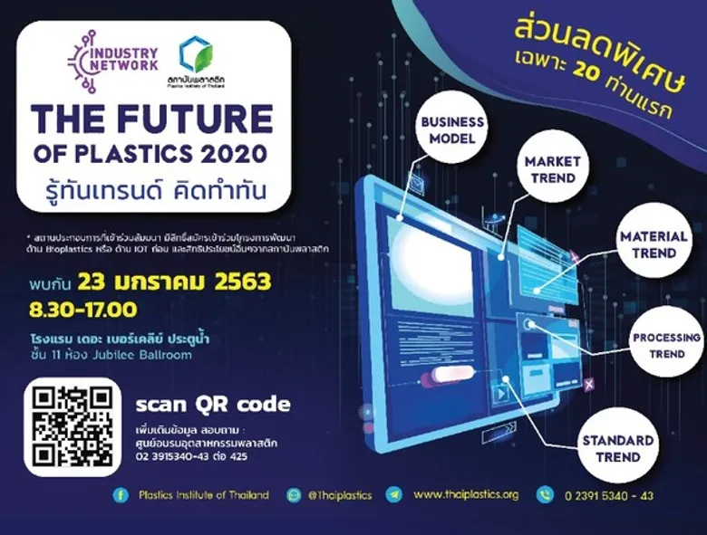 “The Future of plastics 2020 รู้ทันเทรนด์ คิดทำทัน”