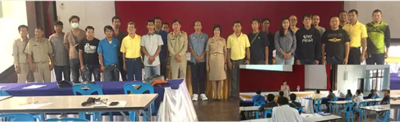 ภาพข่าว: สพร.7 อุบลฯ เปิดการฝึกยกระดับฝีมือ การติดตั้งเครื่องปรับอากาศภายในบ้านและการพาณิชย์ด้วยแอร์อินเวอร์เตอร์