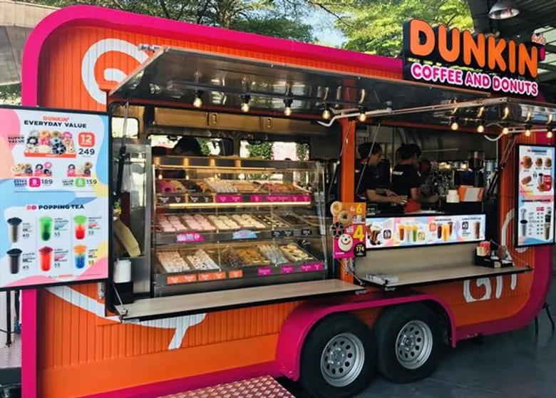 ดังกิ้น โฉมใหม่! เปิดให้บริการ “ฟู้ดทรัก” (food truck) หน่วยรถขายโดนัท นอกสถานที่เผยใช้งบฯ ลงทุนเฉลี่ยคันละ 1 ล้านบาท และในปี 2563 มีแผนจะเพิ่มอีก 10 คัน