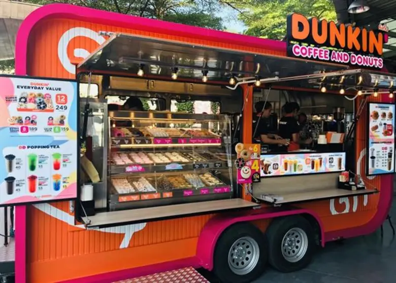 ดังกิ้น โฉมใหม่! เปิดให้บริการ “ฟู้ดทรัก” (food truck) หน่วยรถขายโดนัท นอกสถานที่เผยใช้งบฯ ลงทุนเฉลี่ยคันละ 1 ล้านบาท และในปี 2563 มีแผนจะเพิ่มอีก 10 คัน