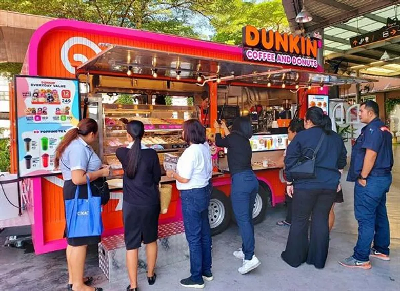 ดังกิ้น โฉมใหม่! เปิดให้บริการ “ฟู้ดทรัก” (food truck) หน่วยรถขายโดนัท นอกสถานที่เผยใช้งบฯ ลงทุนเฉลี่ยคันละ 1 ล้านบาท และในปี 2563 มีแผนจะเพิ่มอีก 10 คัน