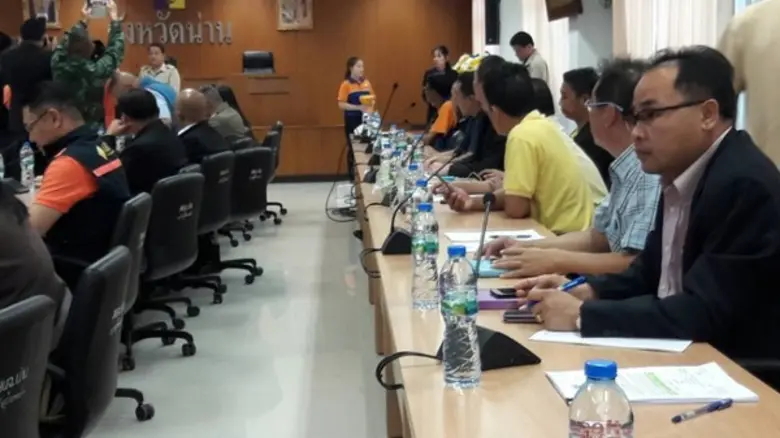 พัฒนาฝีมือแรงงานน่าน ร่วมประชุมคณะกรรมการศูนย์ปฎิบัติการป้องกันและลดอุบัติเหตุทางถนน ช่วงเทศกาลปีใหม่ พ.ศ. 2563