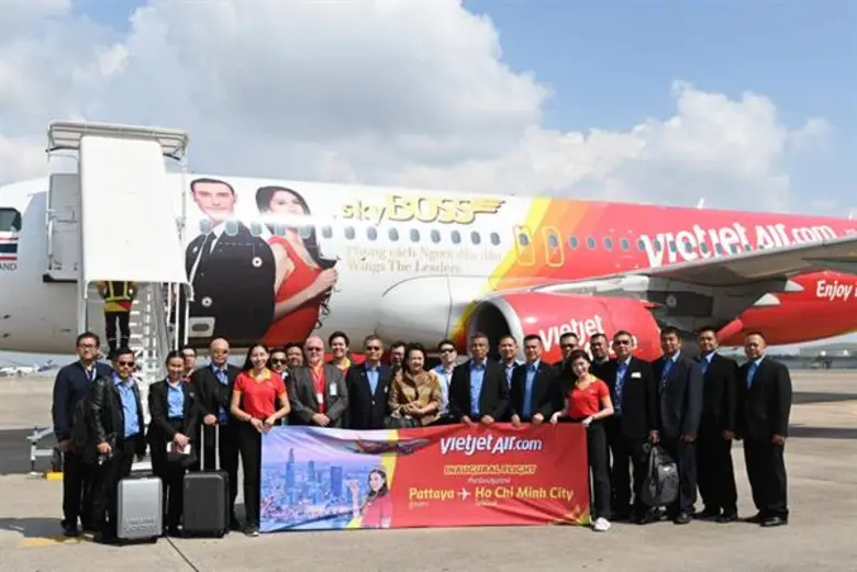 สายการบินไทยเวียตเจ็ท เปิดเที่ยวบินปฐมฤกษ...