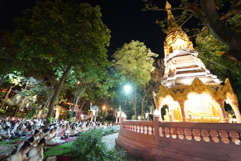 เคาท์ดาวน์ ดาวดึงส์ สวดมนต์ข้ามปี ณ พิพิธภัณฑ์ช้างเอราวัณ