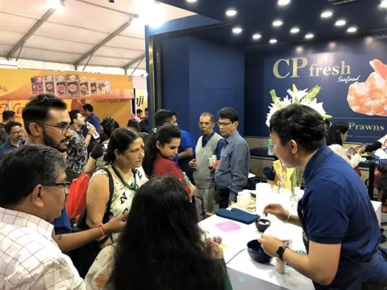 ซีพีเอฟ อินเดีย โชว์ศักยภาพกุ้งแช่แข็งพรีเมียม งาน India International Mega Trade Fair 2019
