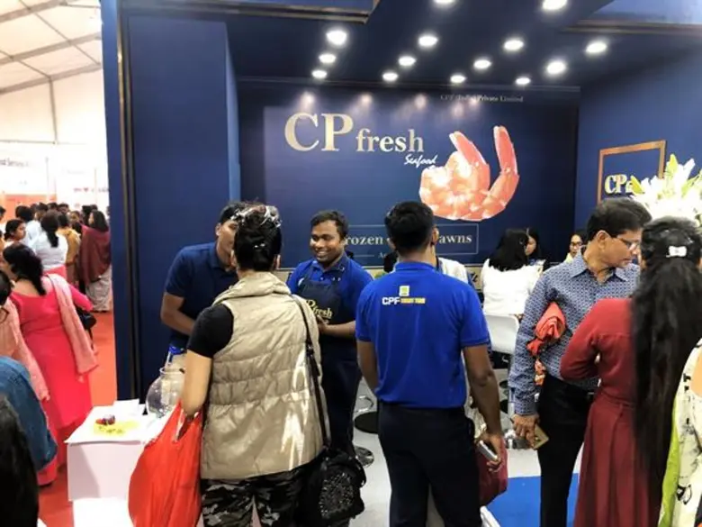 ซีพีเอฟ อินเดีย โชว์ศักยภาพกุ้งแช่แข็งพรีเมียม งาน India International Mega Trade Fair 2019
