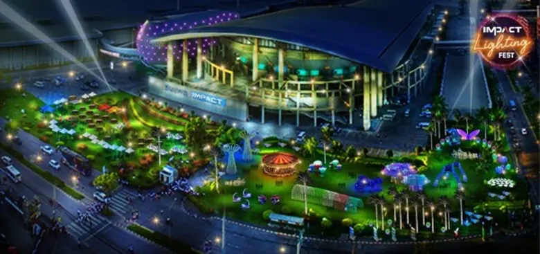 เด็กเข้าฟรี !! เทศกาลไฟ สุด ปี แสง อิมแพ็ค ไลท์ติ้ง เฟส