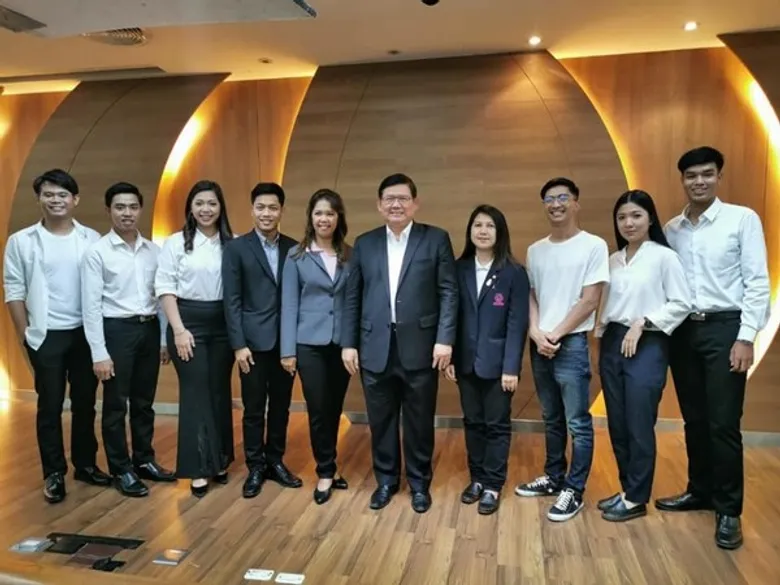 ม.ศรีปทุม ต้อนรับ รมต.อว.ร่วมบันทึกเทปโครงการ ”ยุวชนสร้างชาติ”