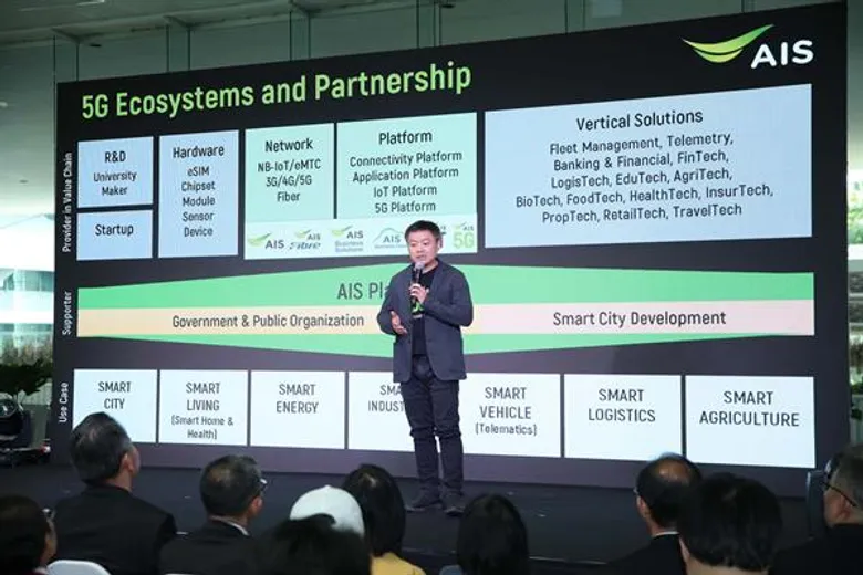 เอไอเอส ผนึก เอสซีจี และ ม.อ. ปักหมุด สร้างต้นแบบ 5G ในภาคอุตสาหกรรมได้สำเร็จ รายแรก! หลังทดสอบใช้งานจริง 5G ควบคุมรถยกผ่านทางไกล เพิ่มความปลอดภัยในงานที่มีความเสี่ยงสะท้อนศักยภาพผู้นำนวัตกรรมและเทคโนโลยี พร้อมพาประเทศไทยสู่ยุค 5G ขับเคลื่อน Thailand 4.0