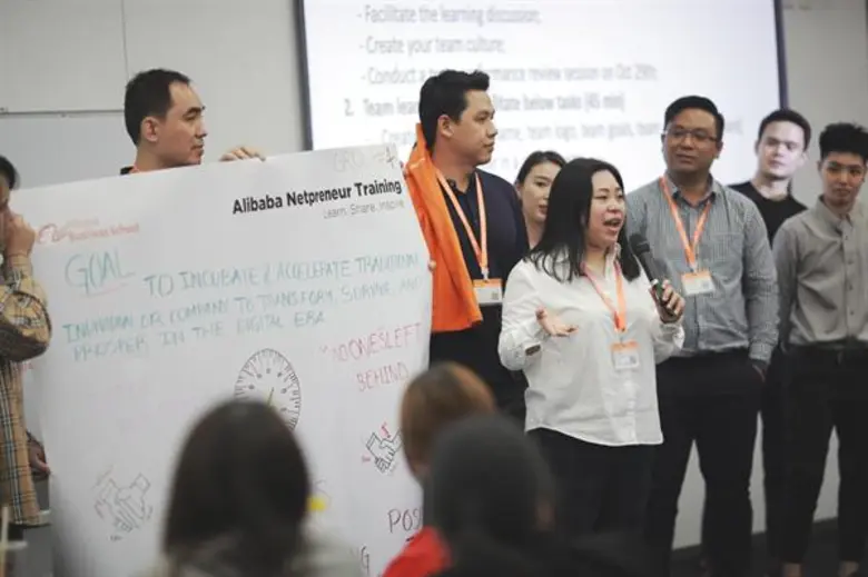 Alibaba Business School, the education ar...
