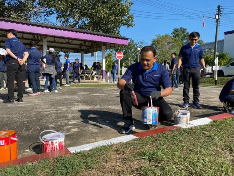 ภาพข่าว: SVL Group คืนความสดใส ทาสีสนามสอบจราจร ณ ขนส่งบางสะพาน