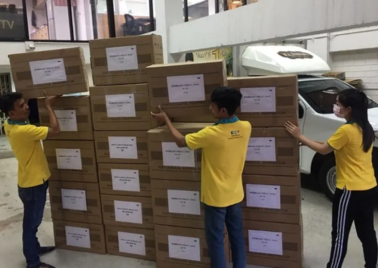 คันนา ส่งกำลังใจให้จีน ร่วมบริจาคหน้ากากอนามัย N95 จำนวน 13,600 ชิ้น